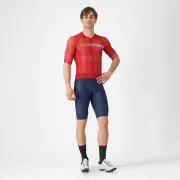Tricou cu maneca scurta Castelli Climbers A/C, pentru barbati, rosu/negru, L
