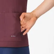 Tricou cu maneca scurta Castelli Premio EVO, pentru barbati, visiniu inchis, M