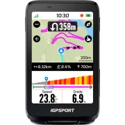 Ciclocomputer GPS iGPSPORT BiNavi Negru