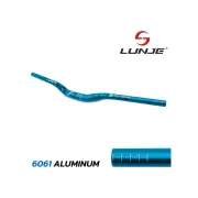 Ghidon 720mm cu rise 25mm negru-albastru