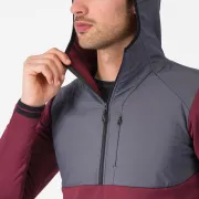 Hanorac Castelli UNLTD Roam Hoodie Visiniu/Gri M