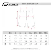 Pantaloni Scurti Force Mount MTB Negri L