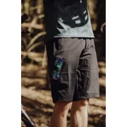 Pantaloni Scurti Force Rebel MTB Negri XXL