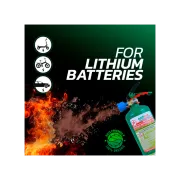 Extinctor dielectric pentru baterii Litiu
