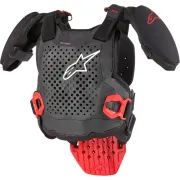 Protectie Corp Alpinestars A-5 S V2 Youth Chest pentru copii negru/alb/rosu S/M
