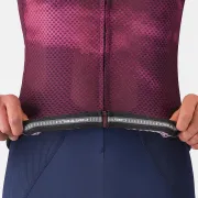 Tricou cu maneca scurta Castelli Climbers A/C, pentru barbati, alb/bordo M