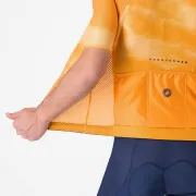Tricou cu maneca scurta Castelli Climbers A/C, pentru barbati, portocaliu/gri L