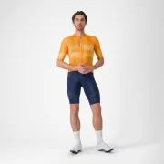 Tricou cu maneca scurta Castelli Climbers A/C, pentru barbati, portocaliu/gri M