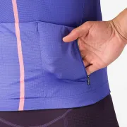 Tricou cu maneca scurta Castelli Drittone Logo, pentru barbati, violet/roz giro L