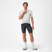 Tricou cu maneca scurta Castelli Entrata Apex, pentru barbati, alb/gri inchis M