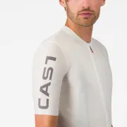 Tricou cu maneca scurta Castelli Entrata Apex, pentru barbati, alb/gri inchis M
