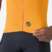 Tricou cu maneca scurta Castelli Entrata Apex, pentru barbati, portocaliu/albastru XXL