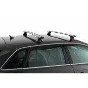 Bare transversale pentru Alfa Romeo Stelvio (949)/Stelvio Quadrifoglio AT8, model 2017 - prezent, Fabbri Viva 12 ALU, sistem cu prindere pe plafon normal, aluminiu, argintiu
