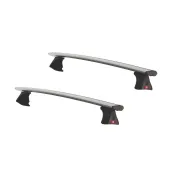 Bare transversale pentru Peugeot 308 generatia 2, 5 usi (T9), model 2013 - 2021, Fabbri Viva 12 ALU, sistem cu prindere pe plafon normal, aluminiu, argintiu