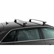 Bare transversale pentru Peugeot 308 generatia 2, 5 usi (T9), model 2013 - 2021, Fabbri Viva 12 ALU, sistem cu prindere pe plafon normal, aluminiu, argintiu