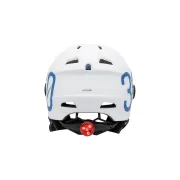 Casca GLOOB Urban cu urechi detasabile Alb-Albastru L