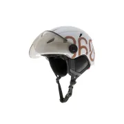 Casca GLOOB Urban cu urechi detasabile Alb-Maro L