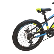 Bicicleta Copii Devron Alaska - 20 Inch, Negru-Albastru, Reambalat
