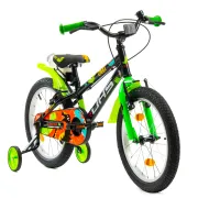 Bicicleta Copii DHS Dino - 18 Inch, Negru Reambalat