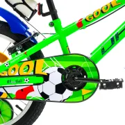 Bicicleta Copii DHS Football - 18 Inch, Verde Reambalat