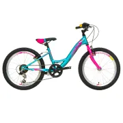 Bicicleta Copii DHS Modesty - 20 Inch, Albastru Reambalat