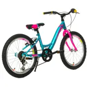 Bicicleta Copii DHS Modesty - 20 Inch, Albastru Reambalat