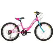 Bicicleta Copii DHS Modesty - 20 Inch, Roz Reambalat