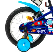 Bicicleta Copii DHS Rocket - 16 Inch, Albastru Reambalat