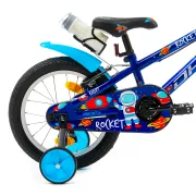 Bicicleta Copii DHS Rocket - 16 Inch, Albastru Reambalat