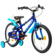 Bicicleta Copii DHS Rocket - 18 Inch, Albastru Reambalat