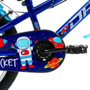 Bicicleta Copii DHS Rocket - 18 Inch, Albastru Reambalat
