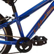 Bicicleta Copii DHS Sonic - 20 Inch, Albastru-Portocaliu Reambalat