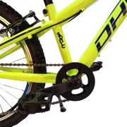 Bicicleta Copii DHS Sonic - 20 inch, Galben-Albastru Reambalat