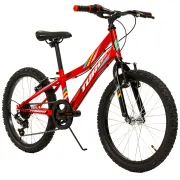 Bicicleta Copii DHS Turbo - 20 Inch, Rosu Reambalat