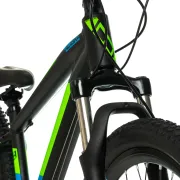 Bicicleta Copii Devron Alaska - 24 Inch, Negru-Verde Reambalat