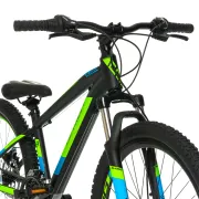 Bicicleta Copii Devron Alaska - 24 Inch, Negru-Verde Reambalat