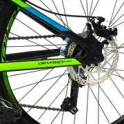 Bicicleta Copii Devron Alaska - 24 Inch, Negru-Verde Reambalat