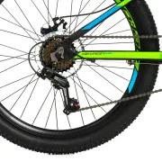 Bicicleta Copii Devron Alaska - 24 Inch, Negru-Verde Reambalat
