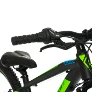 Bicicleta Copii Devron Alaska - 24 Inch, Negru-Verde Reambalat