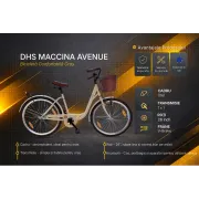 Bicicleta Oras DHS Maccina Avenue - 26 inch, Bej Reambalat