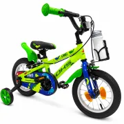 Bicicleta Copii DHS Dino - 12 Inch, Verde, Reambalat