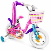 Bicicleta Copii DHS Icecream - 12 Inch, Roz, Reambalat