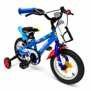 Bicicleta Copii DHS Police - 12 Inch, Albastru, Reambalat