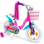 Bicicleta Copii DHS Summer - 12 Inch, Roz/Albastru, Reambalat