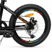 Bicicleta Copii Dhs Terrana 2023, model 2026 - 20 Inch, Portocaliu-Negru