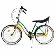 Bicicleta Oras Pegas Strada 2 - 26 inch, M, Auriu/Verde