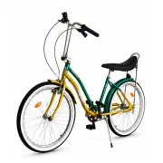 Bicicleta Oras Pegas Strada 2 - 26 inch, M, Auriu/Verde