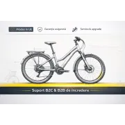 Bicicleta Trekking Pegas Hoinar - 28 inch, M, Negru