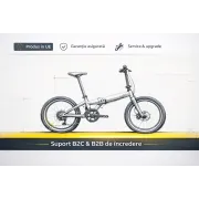 Bicicleta Pliabila Devron Practic 10 - 20 inch, Negru, Reambalat