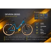 Bicicleta electrica Oras Devron 28200 - 28 inch, L, Albastru